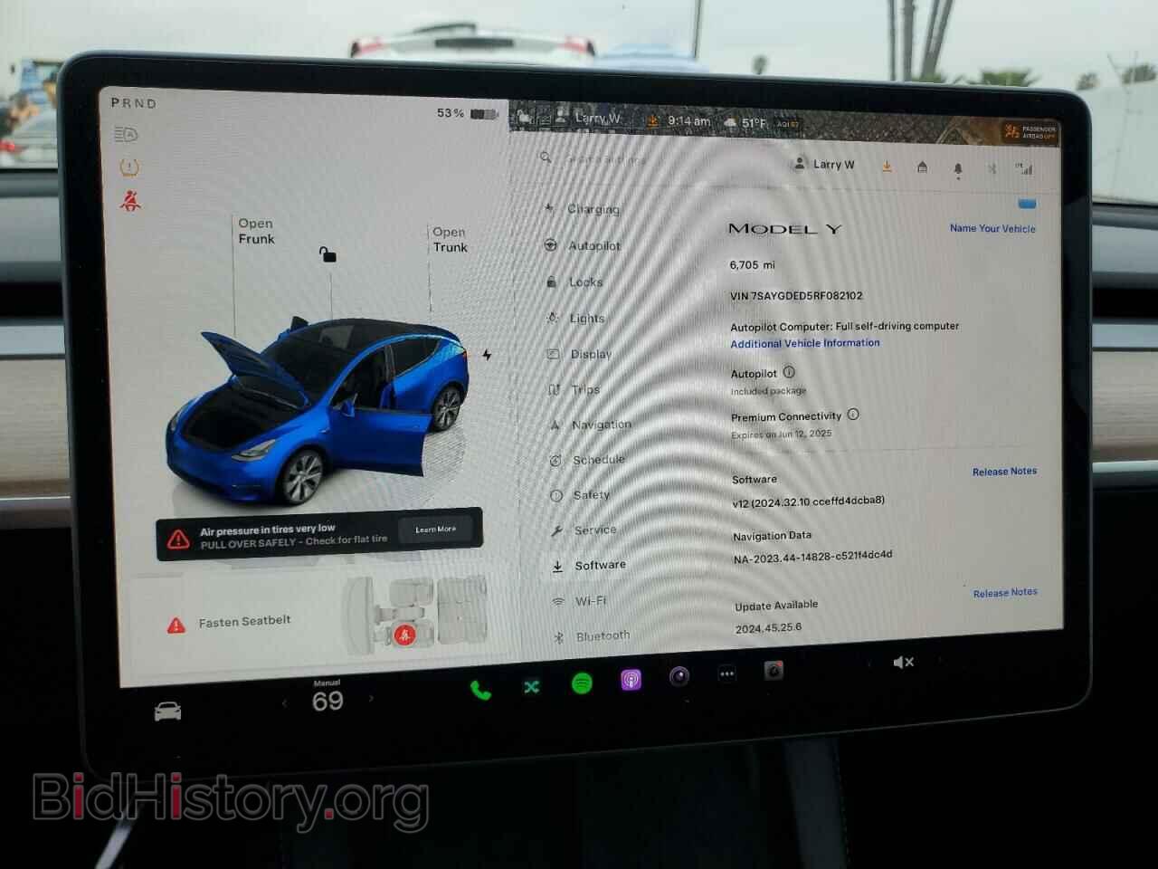 2024 TESLA MODEL Y - VIN: 7SAYGDED5RF082102 - Photo 9