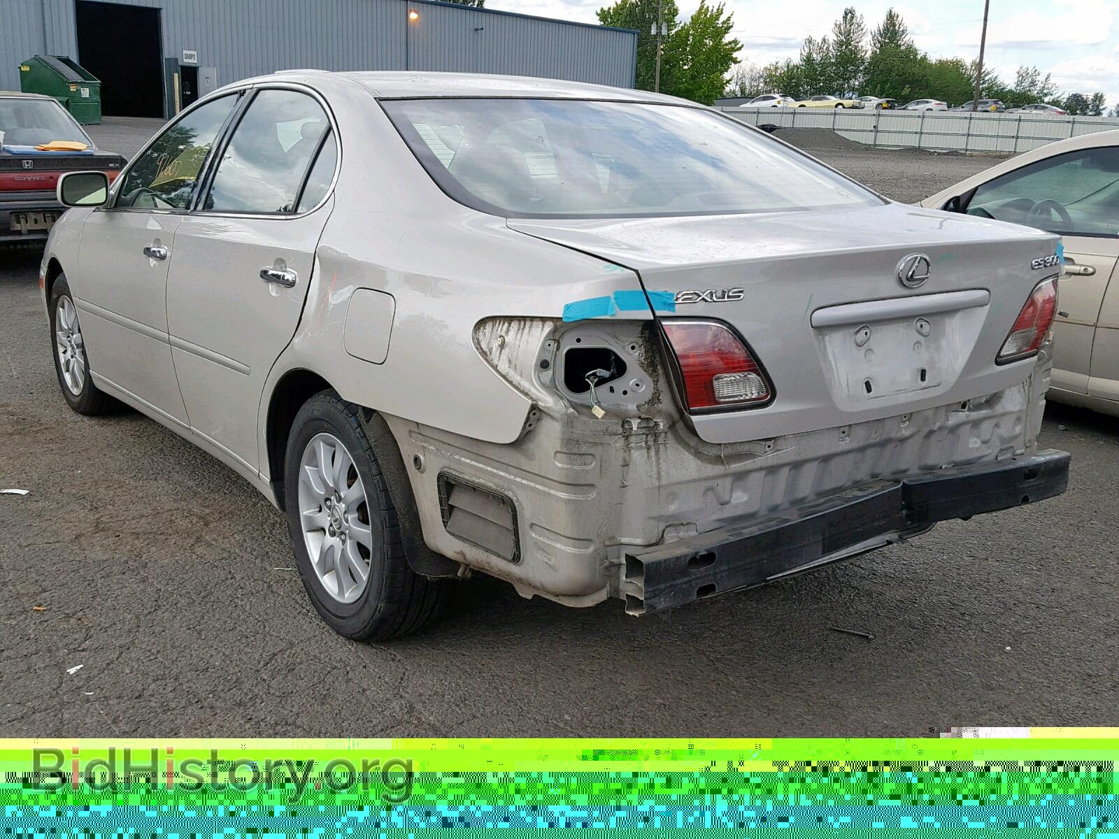 2002 LEXUS ES300 - VIN: JTHBF30G220066248 - Фото 3