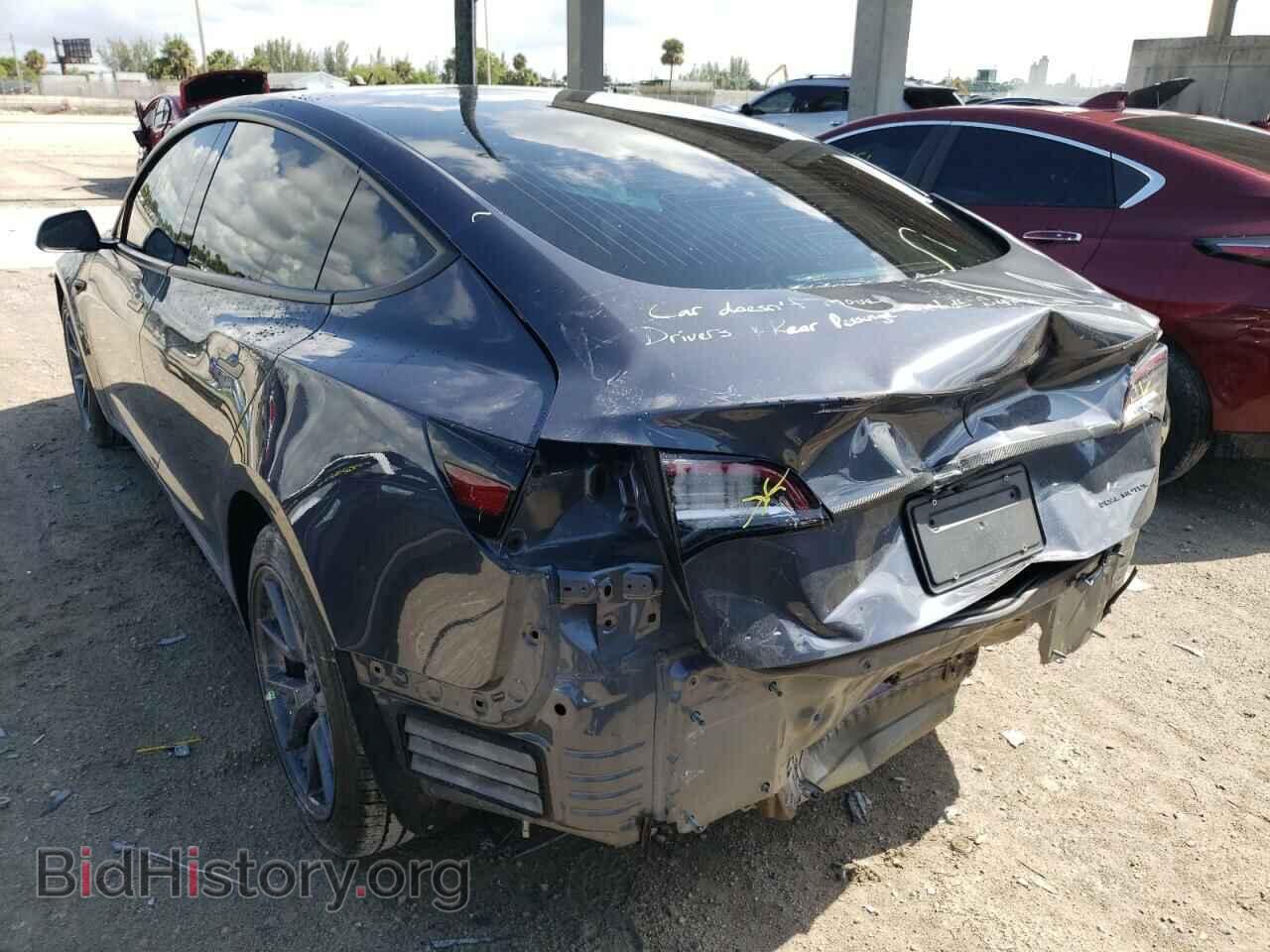 2020 TESLA MODEL 3 - VIN: 5YJ3E1EB7LF619893 - Фото 3