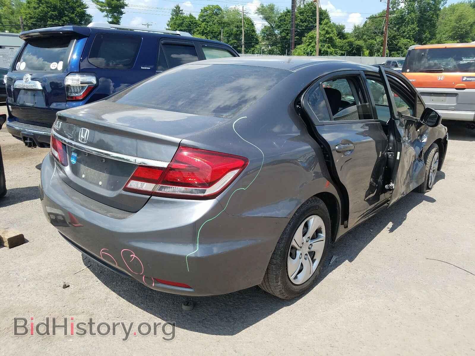 2013 HONDA CIVIC - VIN: 2HGFB2F57DH581776 - Фото 4