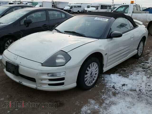 2001 MITSUBISHI ECLIPSE - VIN: 4A3AE85H21E176570 - Фото 2