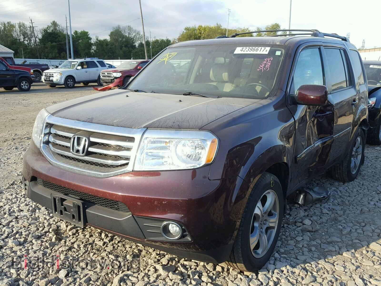 2014 HONDA PILOT - VIN: 5FNYF4H59EB039364 - Фото 2