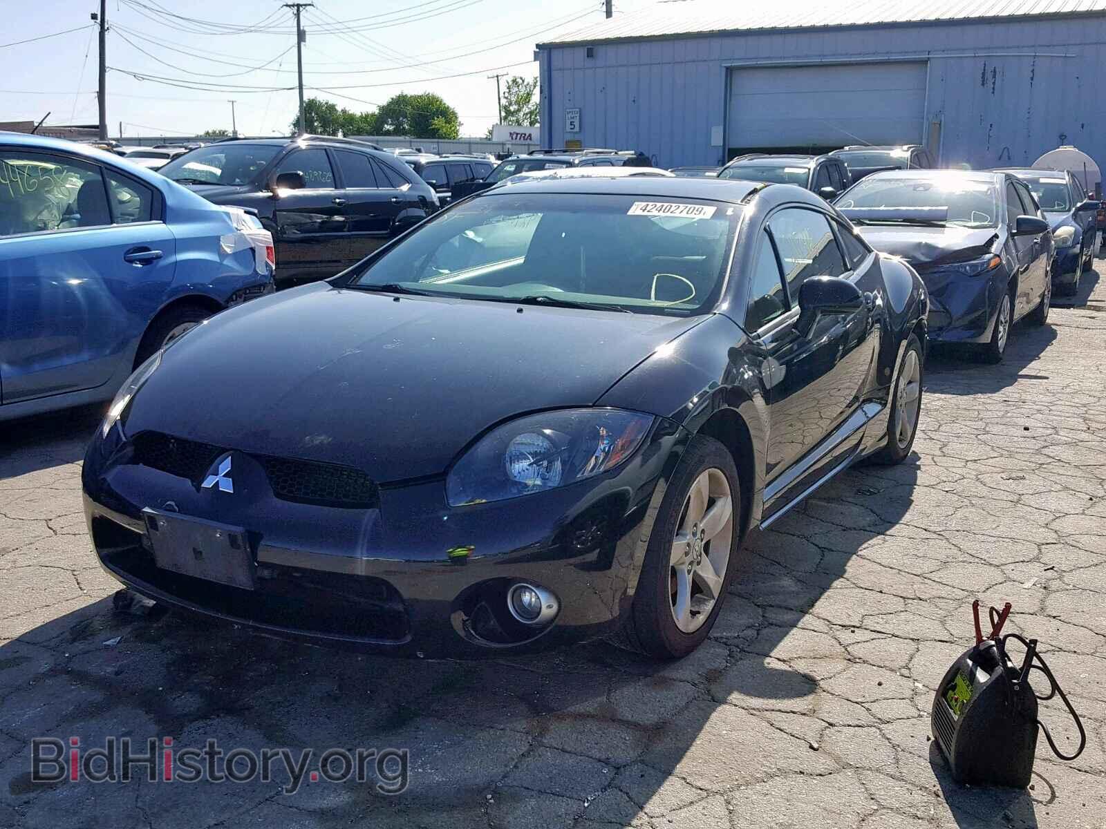 2007 MITSUBISHI ECLIPSE - VIN: 4A3AK24FX7E019304 - Фото 2