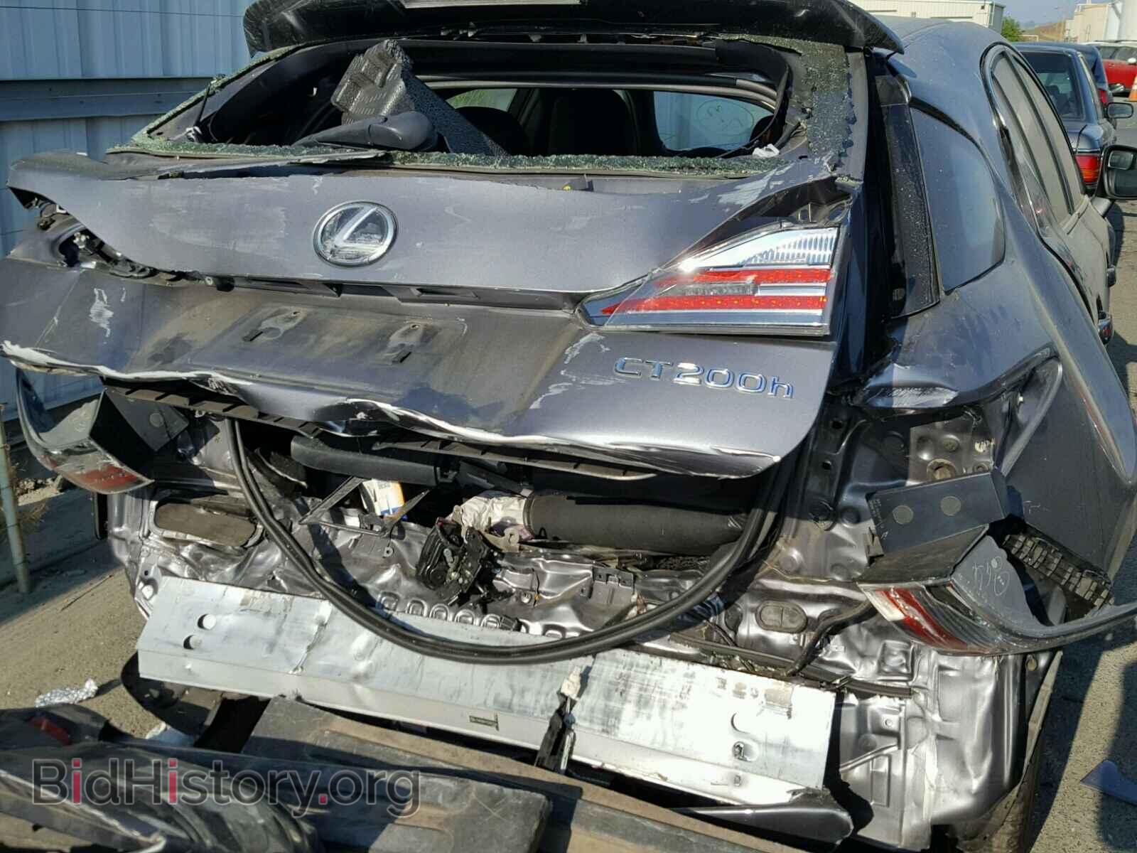 2012 LEXUS CT 200 - VIN: JTHKD5BH7C2087206 - Фото 9