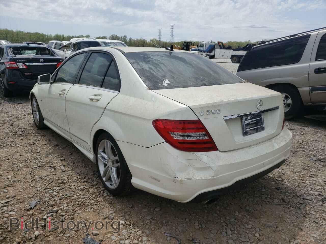 2012 MERCEDES-BENZ C-CLASS - VIN: WDDGF4HB1CA604266 - Фото 3