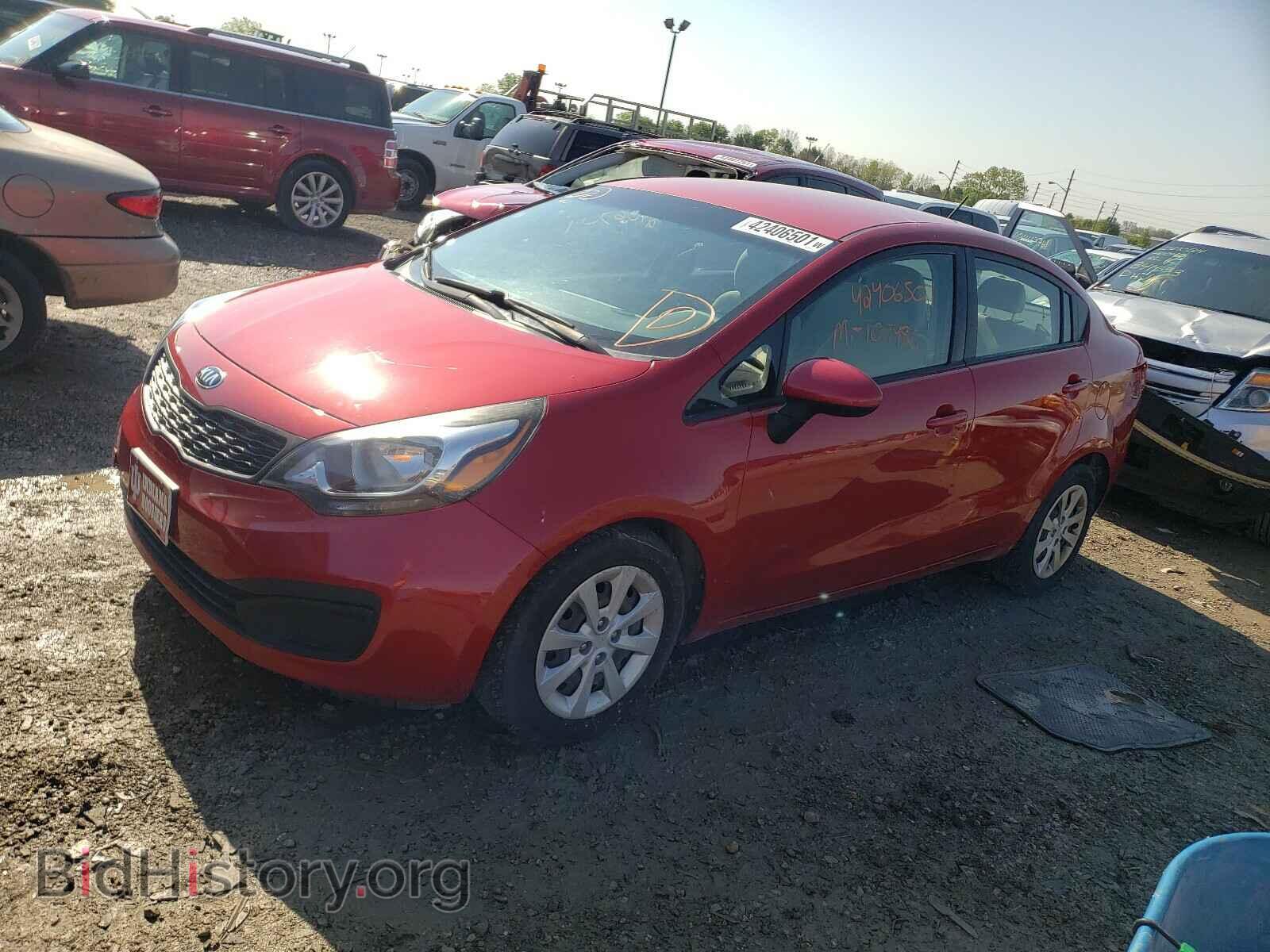 2013 KIA RIO - VIN: KNADM4A35D6292816 - Фото 2