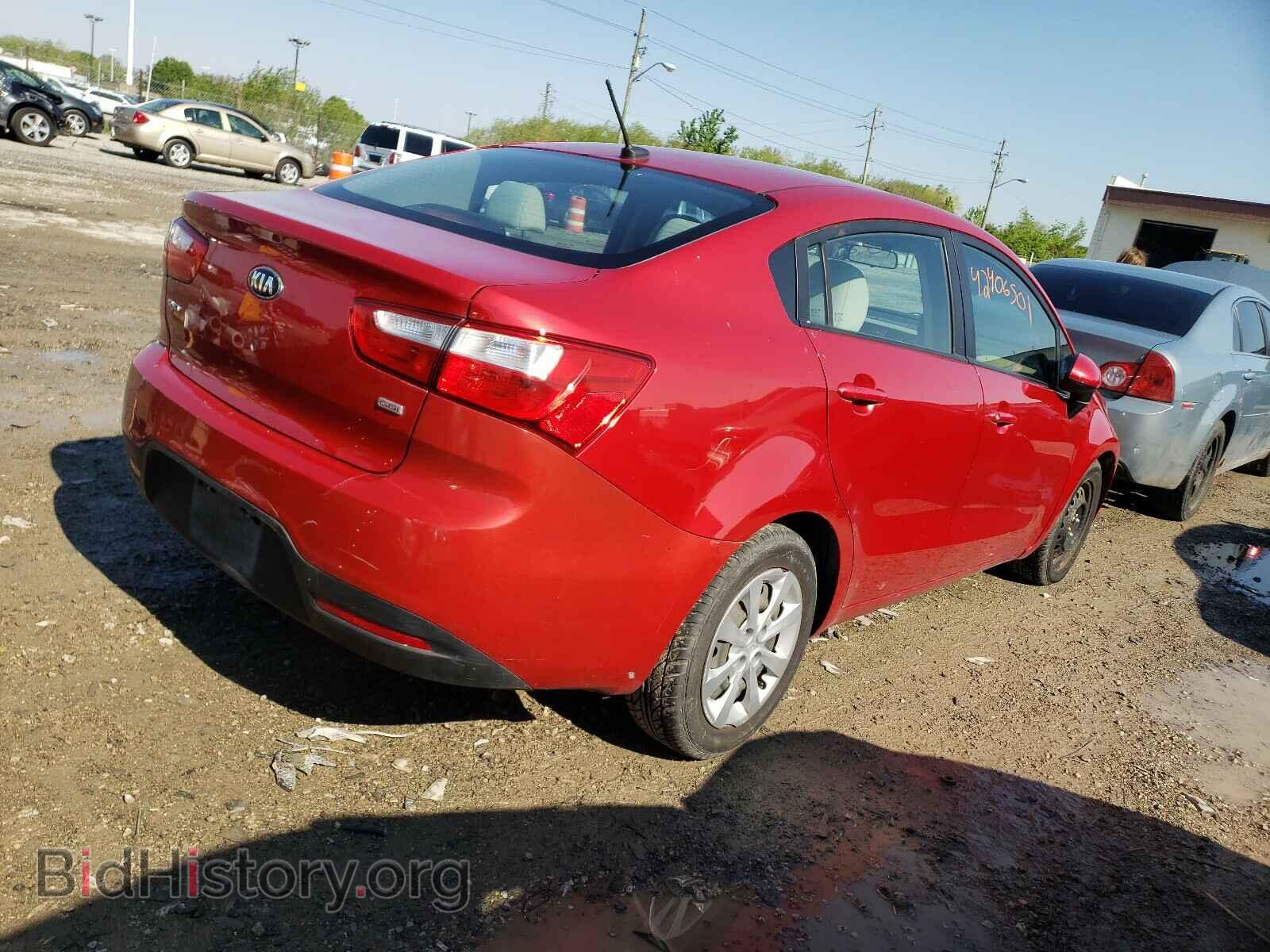 2013 KIA RIO - VIN: KNADM4A35D6292816 - Фото 4
