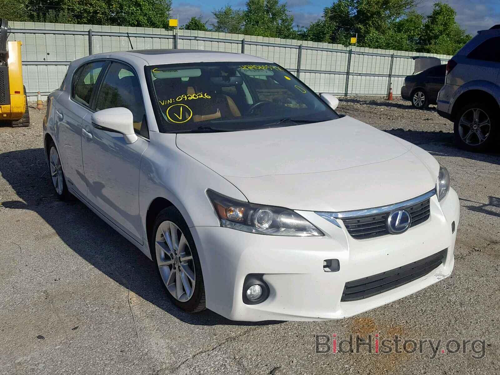 Photo JTHKD5BH8C2092026 - LEXUS CT 200 2012