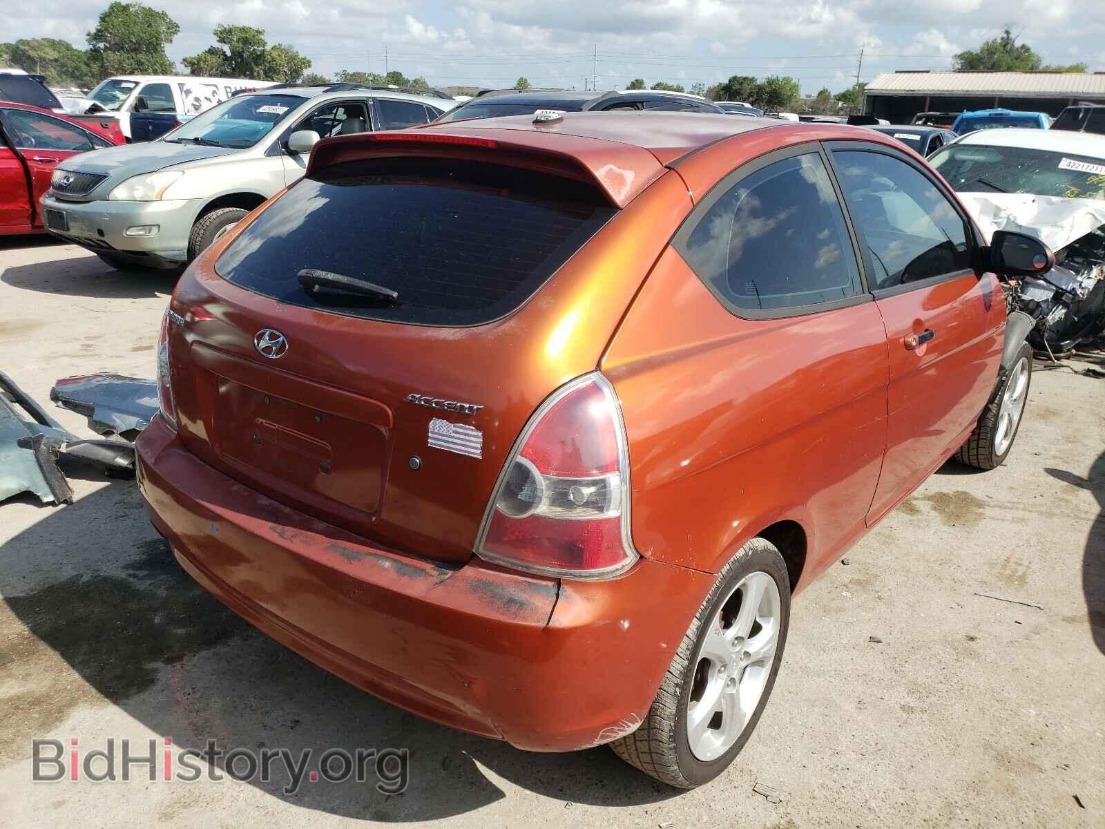 2009 HYUNDAI ACCENT - VIN: KMHCN36CX9U123517 - Фото 4