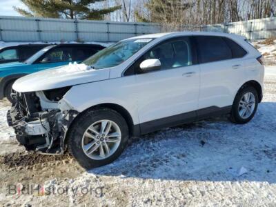 2016 Ford EDGE SEL, белый — VIN 2FMPK4J98GBC65444, Copart