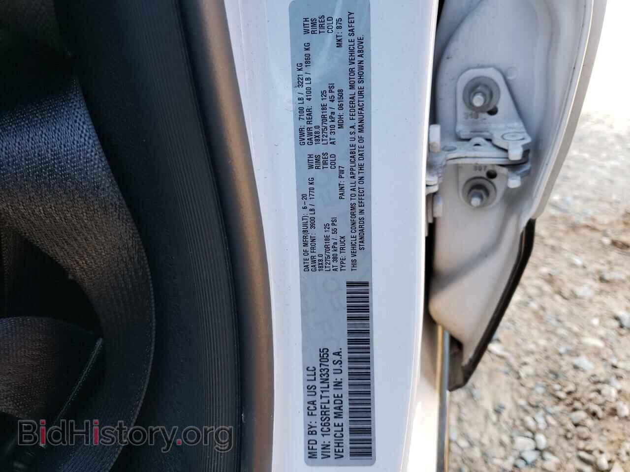 2020 RAM 1500 - VIN: 1C6SRFLT1LN337055 - Фото 10