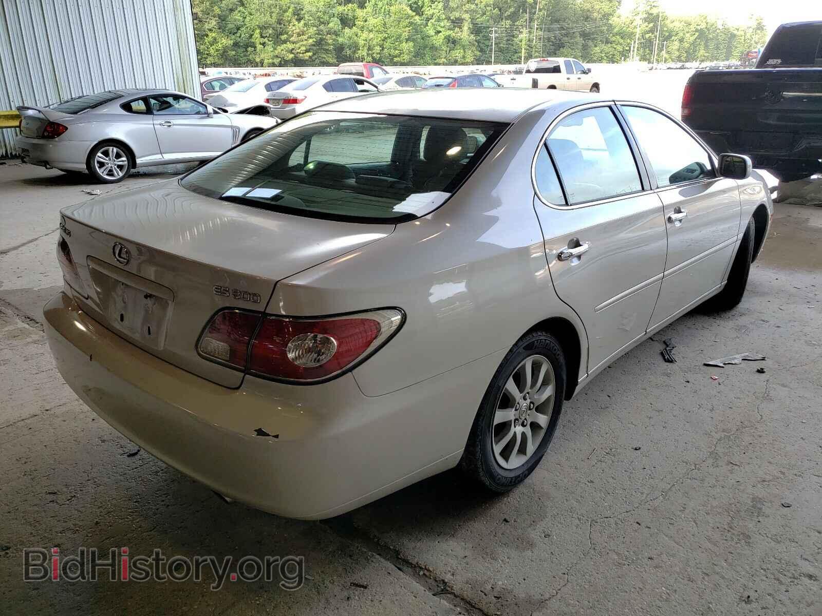 2003 LEXUS ES300 - VIN: JTHBF30G130141765 - Фото 4