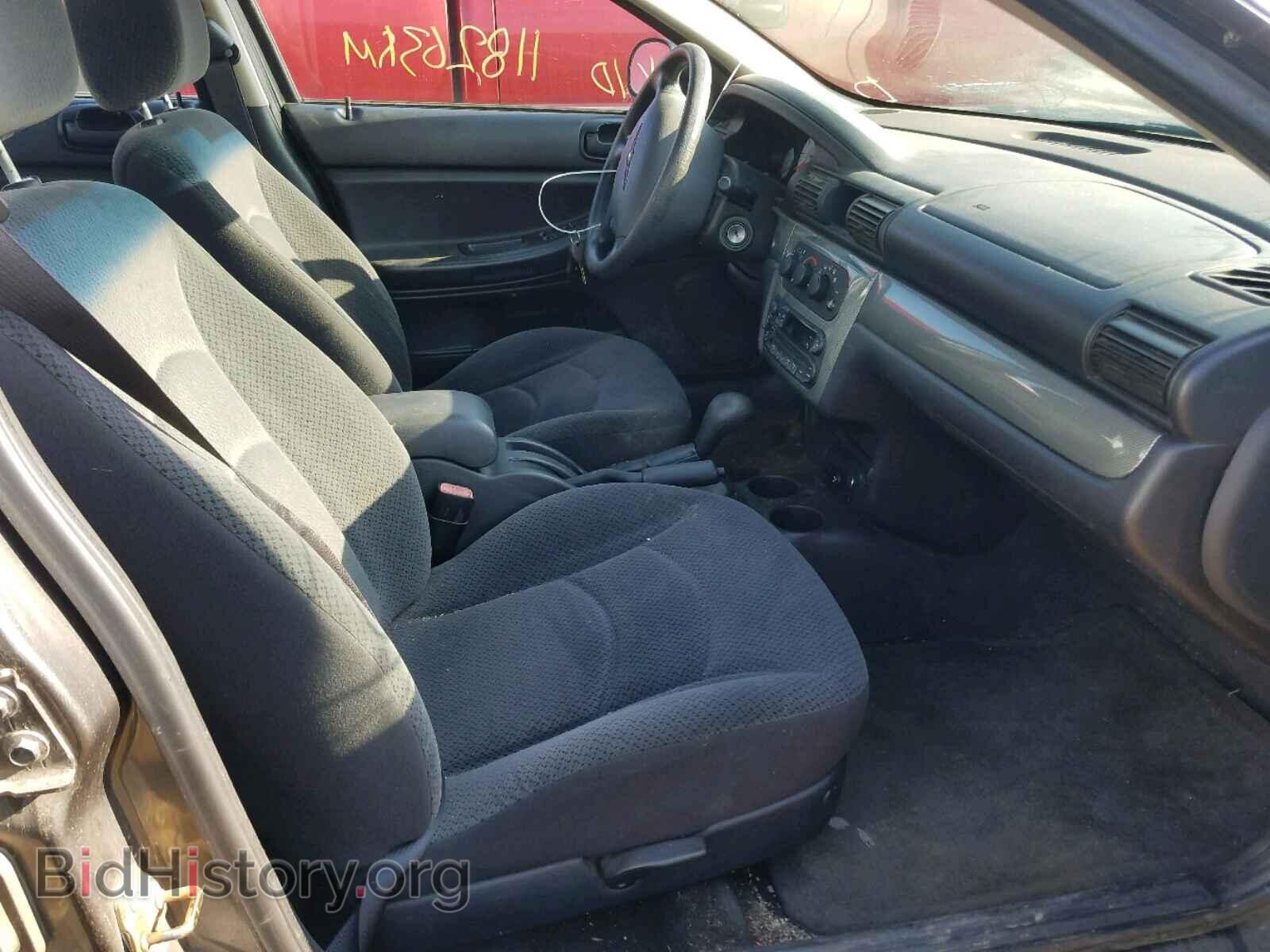 2004 CHRYSLER SEBRING - VIN: 1C3EL56R44N310522 - Фото 5