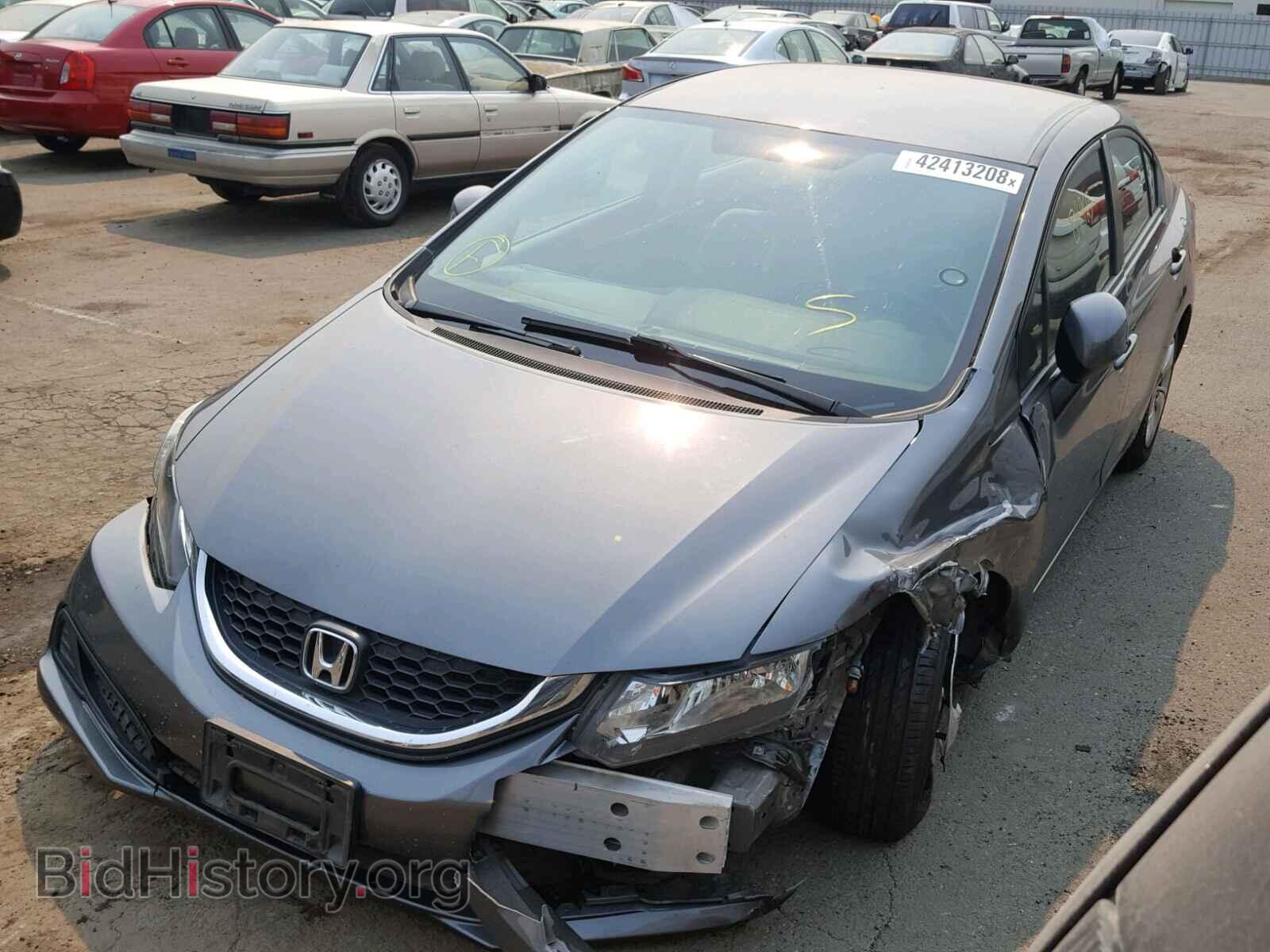 2013 HONDA CIVIC LX - VIN: 19XFB2F53DE288712 - Фото 2