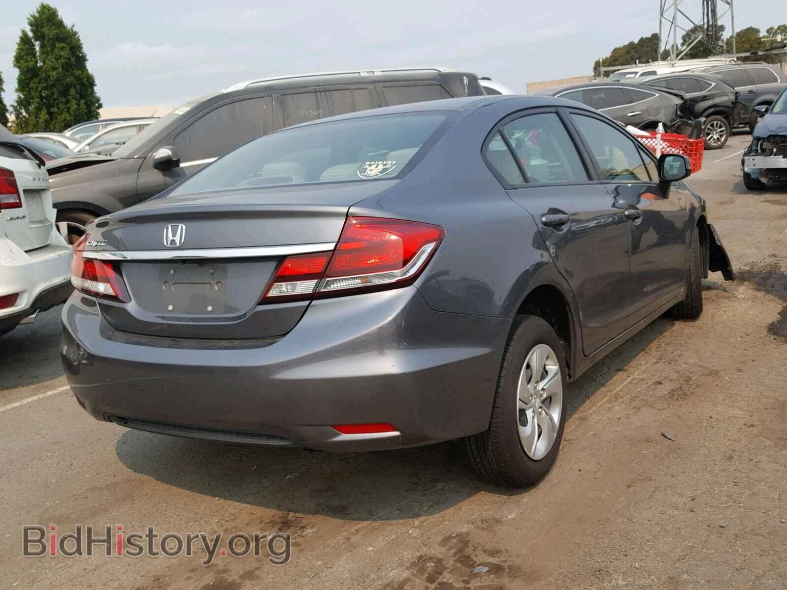 2013 HONDA CIVIC LX - VIN: 19XFB2F53DE288712 - Фото 4