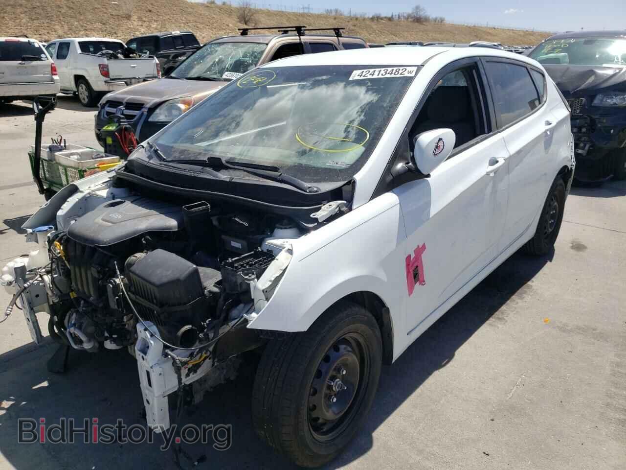 2014 HYUNDAI ACCENT - VIN: KMHCU5AE4EU141898 - Фото 2