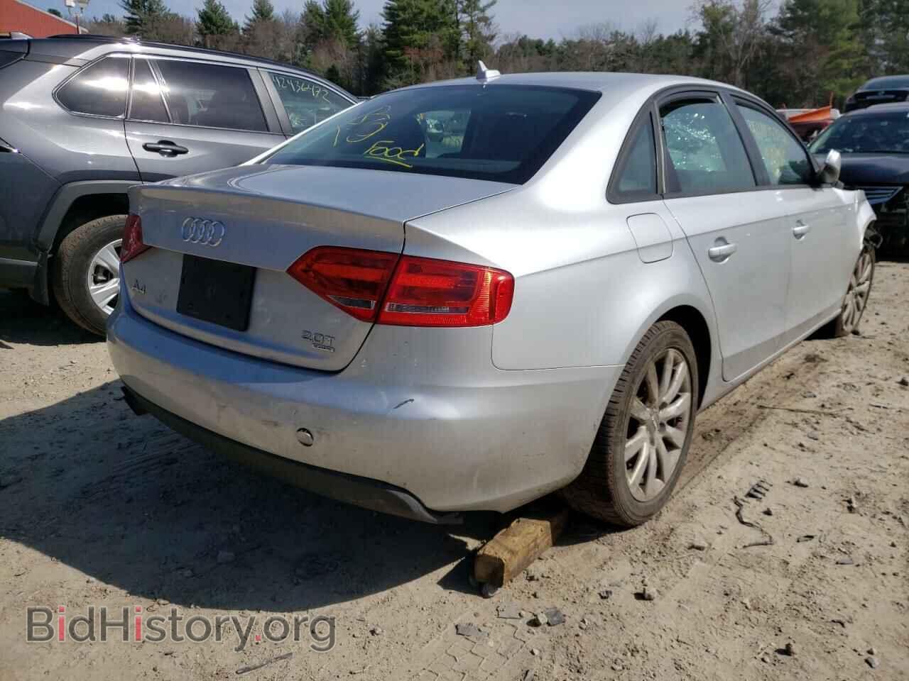 2012 AUDI A4 - VIN: WAUBFAFL8CN004834 - Фото 4