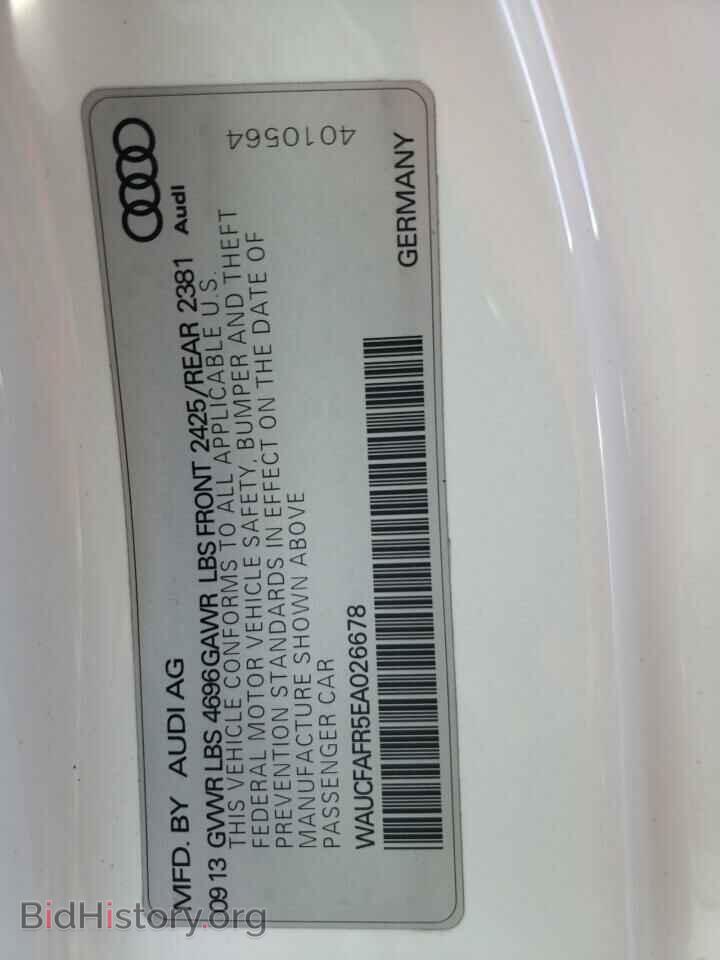 2014 AUDI A5 - VIN: WAUCFAFR5EA026678 - Photo 10