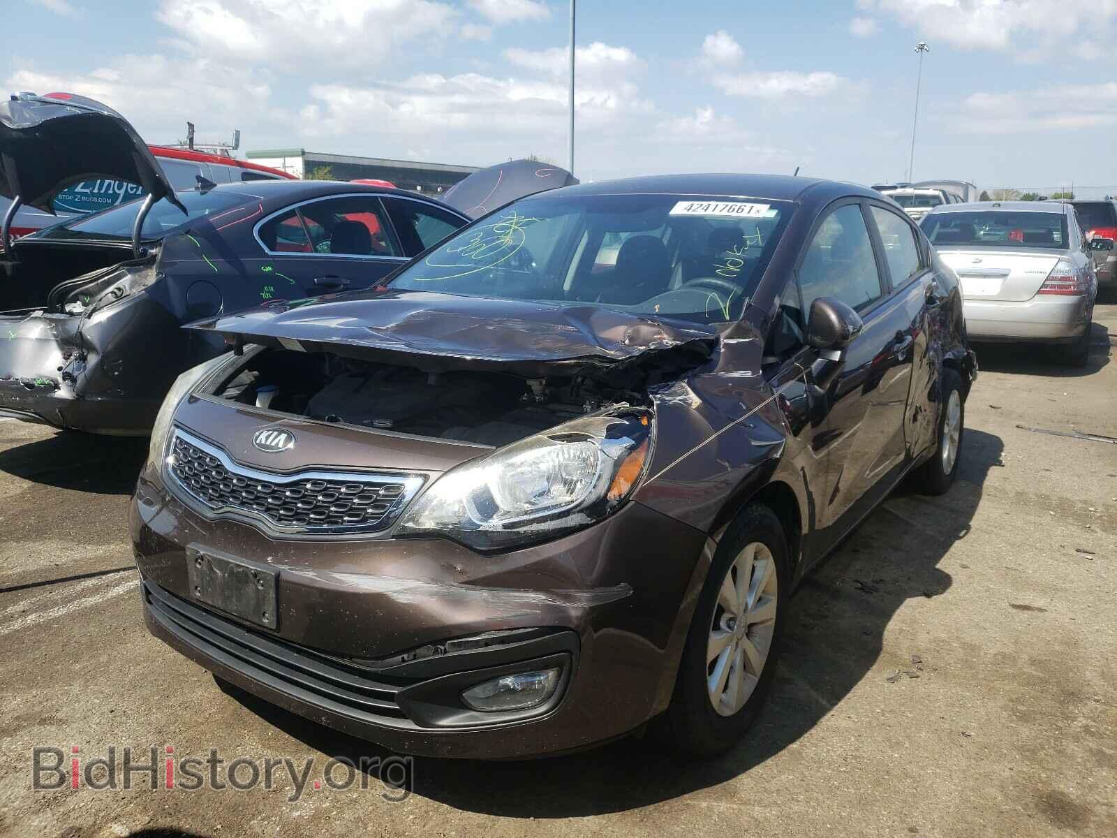 2013 KIA RIO - VIN: KNADN4A37D6201574 - Фото 2