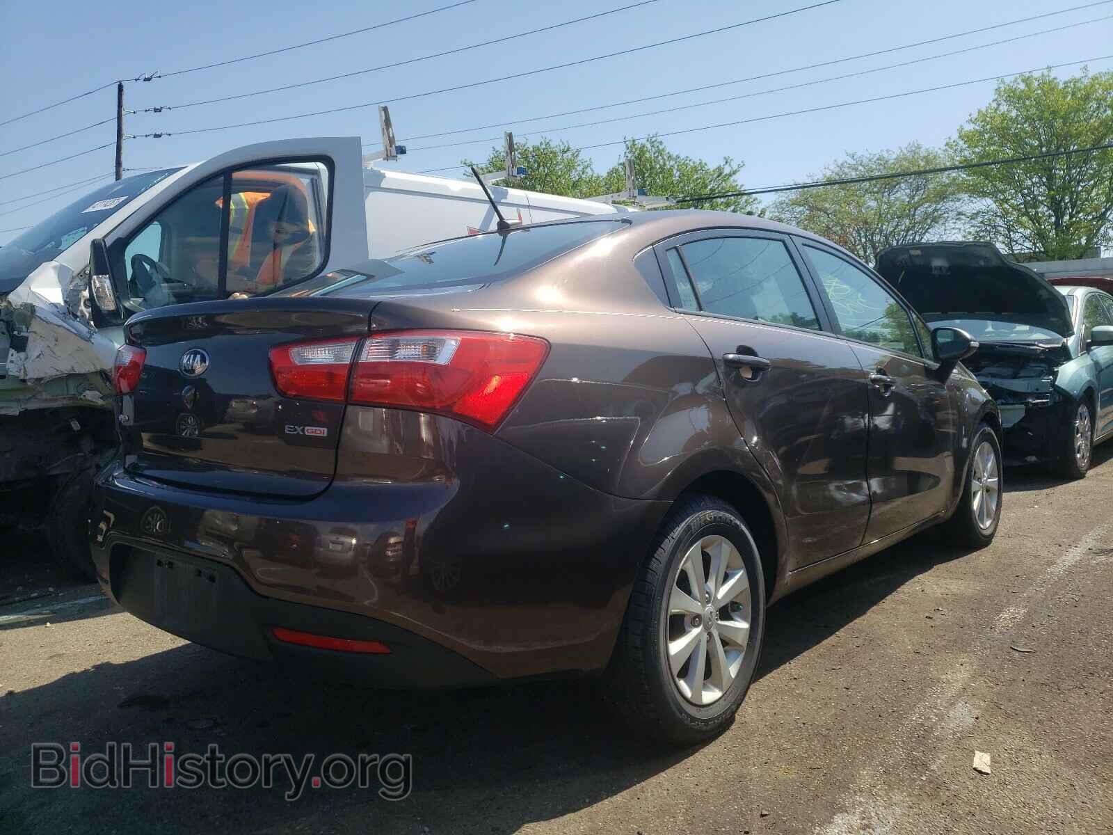 2013 KIA RIO - VIN: KNADN4A37D6201574 - Фото 4