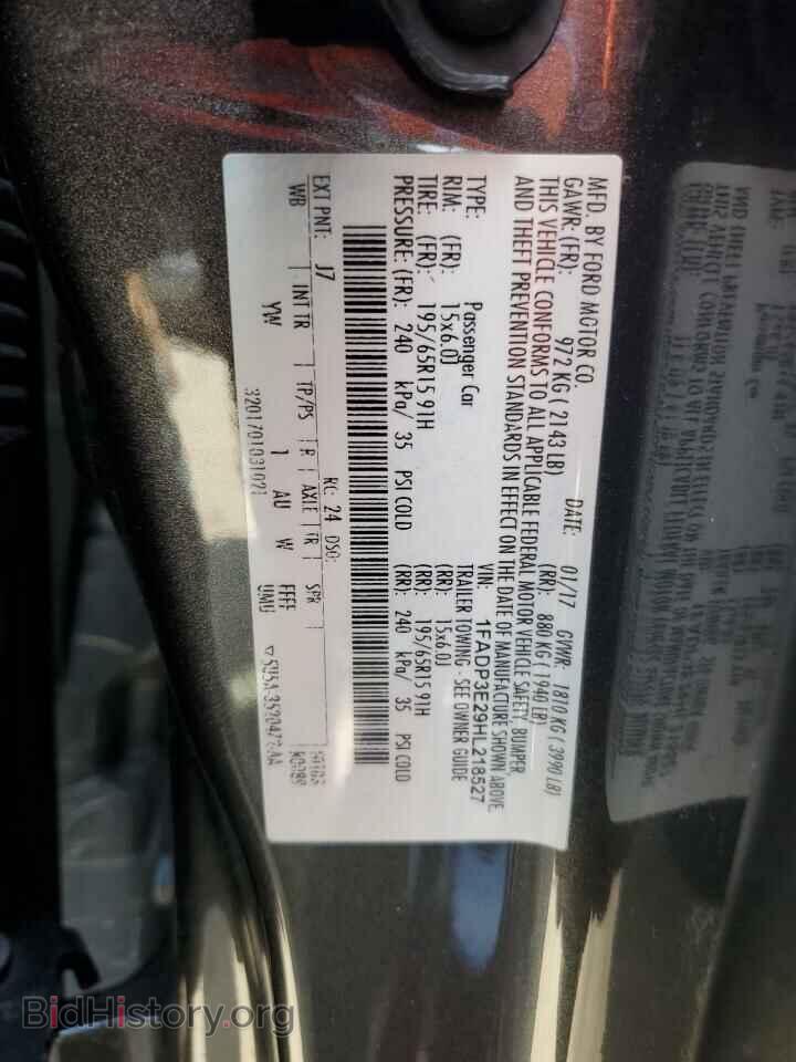 2017 FORD FOCUS - VIN: 1FADP3E29HL218527 - Photo 12