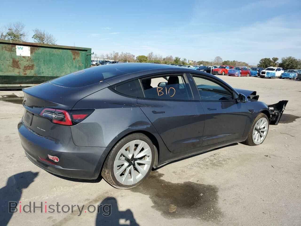 2022 TESLA MODEL 3 - VIN: 5YJ3E1EBXNF145554 - Фото 3