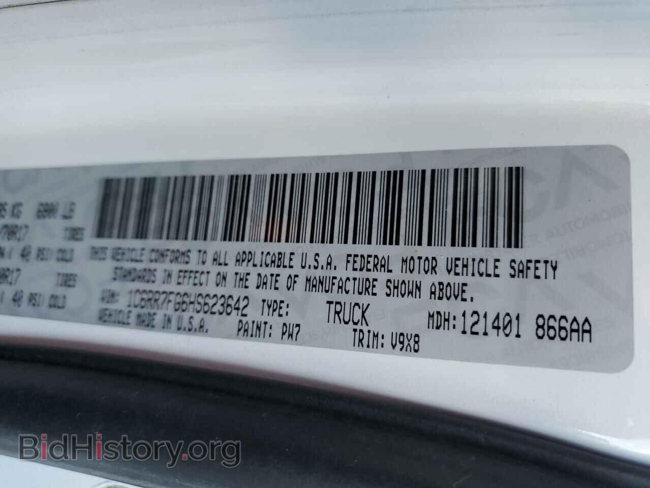 2017 RAM 1500 - VIN: 1C6RR7FG6HS623642 - Фото 12