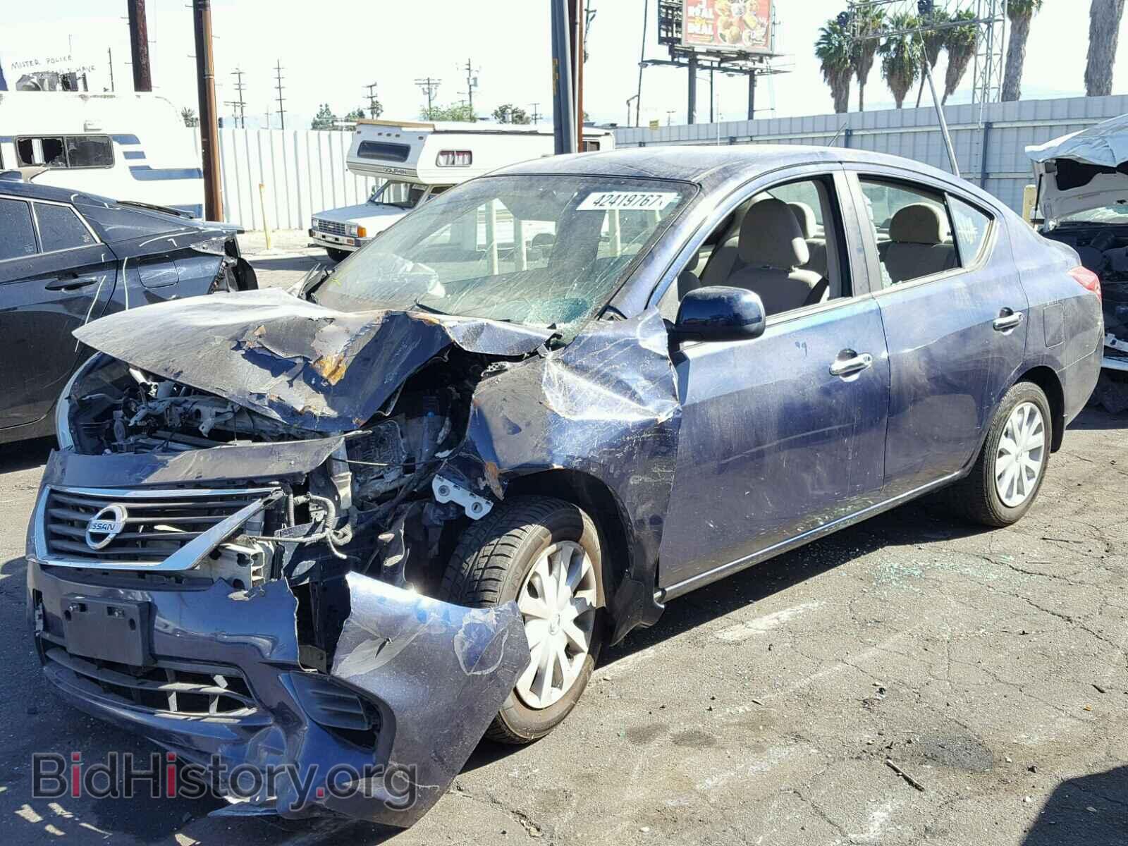 2012 NISSAN VERSA - VIN: 3N1CN7AP7CL874228 - Фото 2