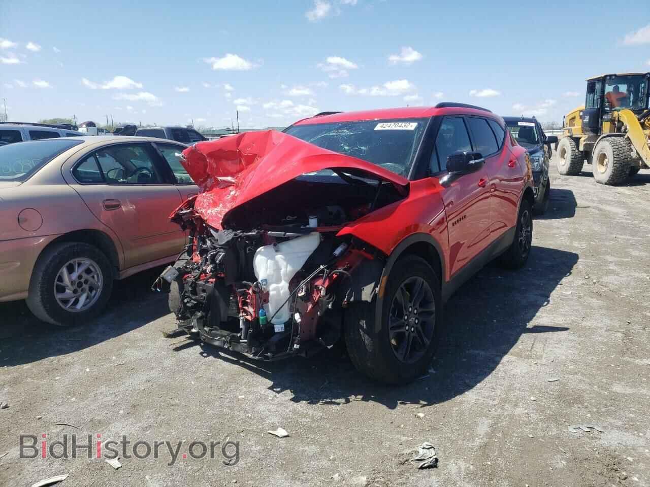 2021 CHEVROLET BLAZER - VIN: 3GNKBDRS9MS517219 - Фото 2