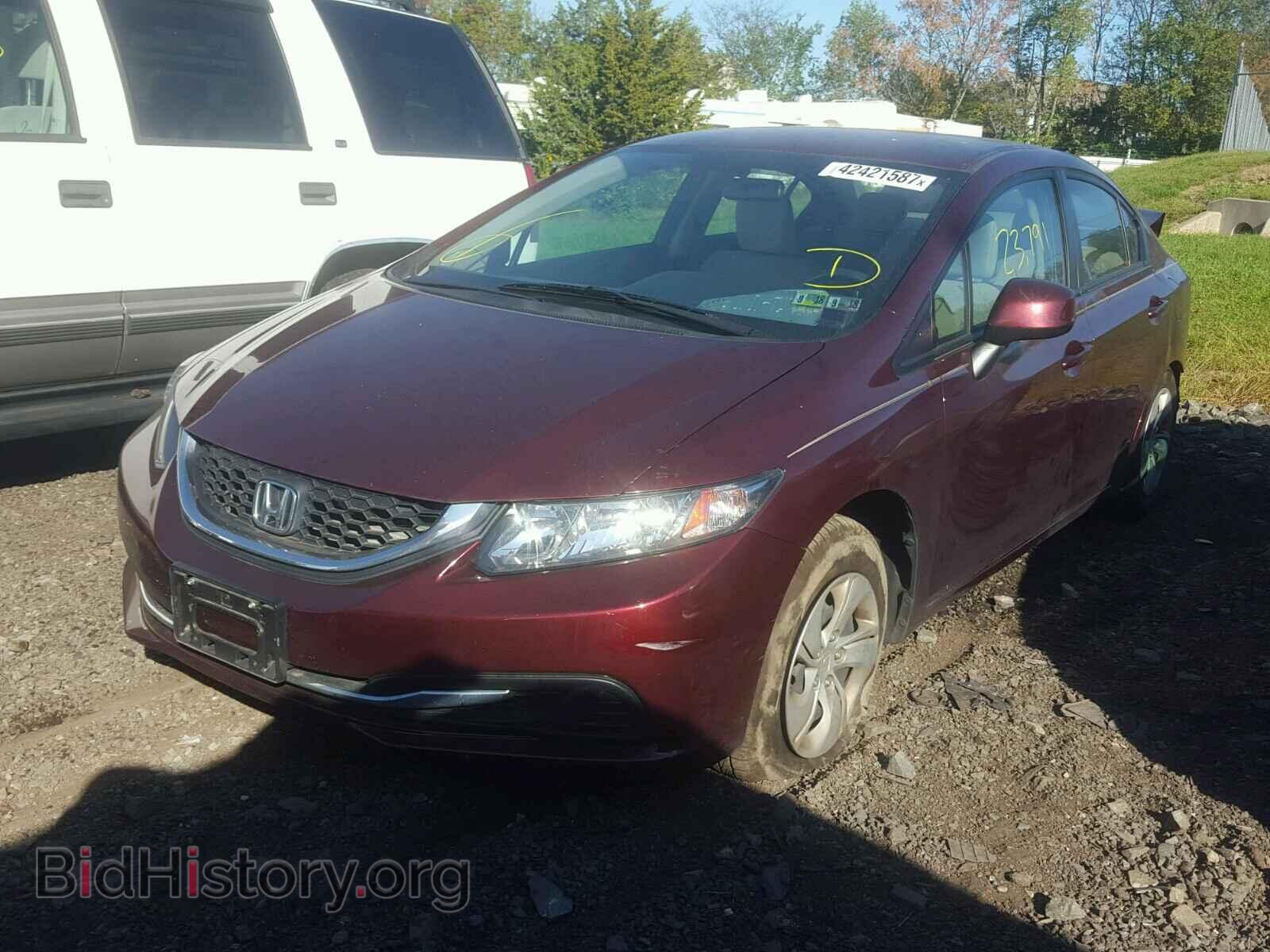2013 HONDA CIVIC - VIN: 19XFB2F58DE076372 - Фото 2