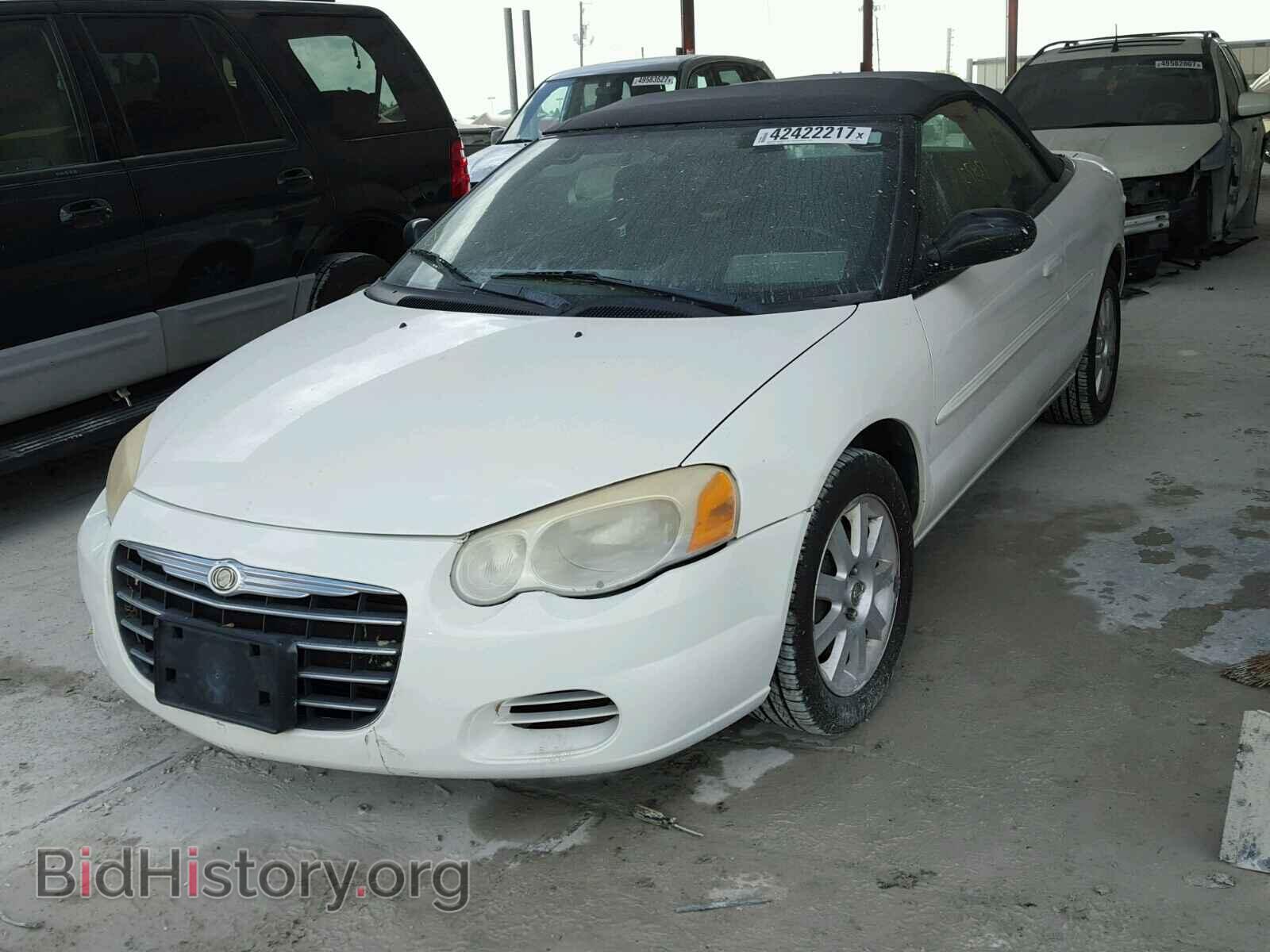 2004 CHRYSLER SEBRING - VIN: 1C3EL75R34N182173 - Фото 2
