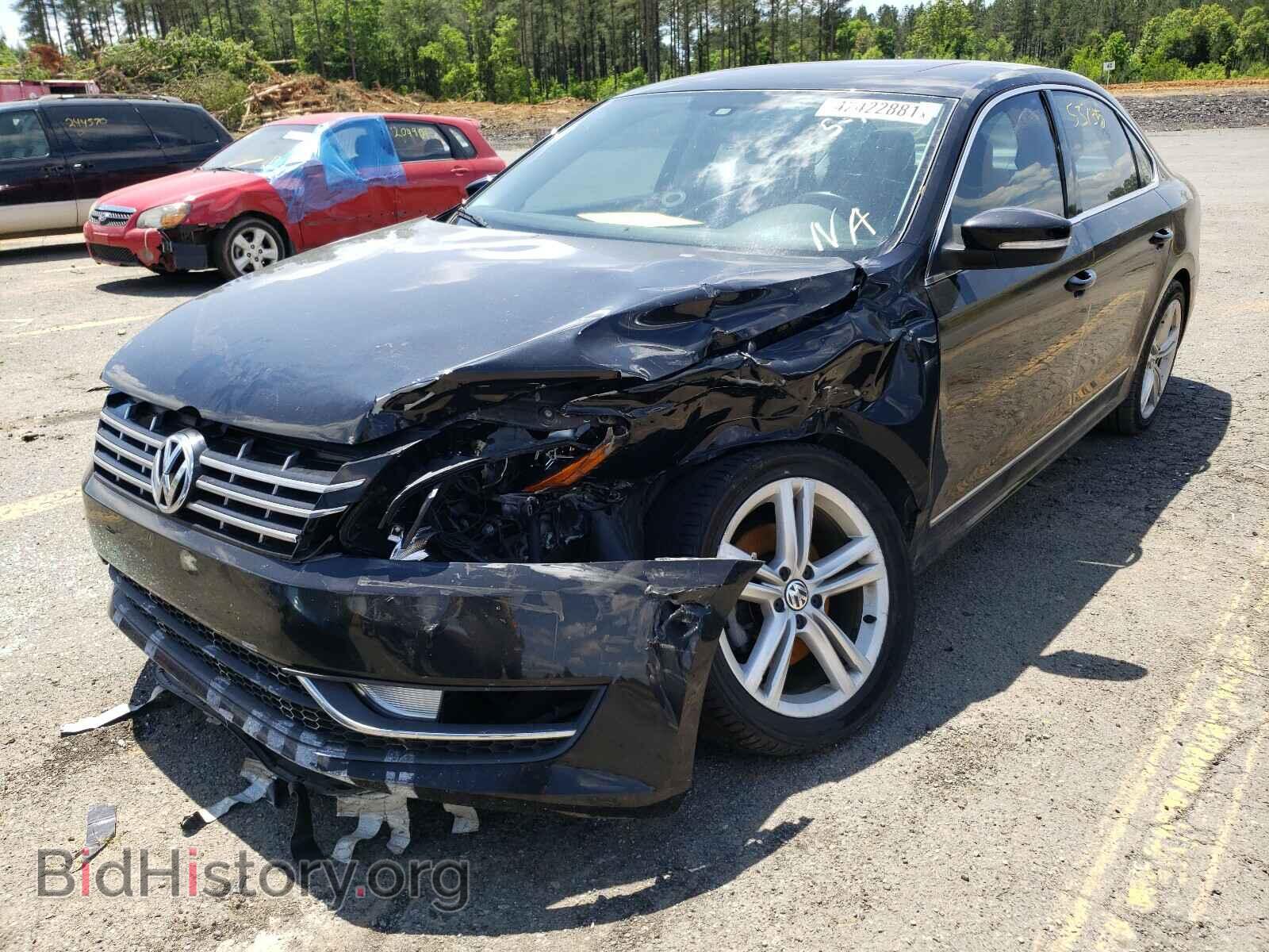 2014 VOLKSWAGEN PASSAT - VIN: 1VWCN7A32EC063149 - Фото 2