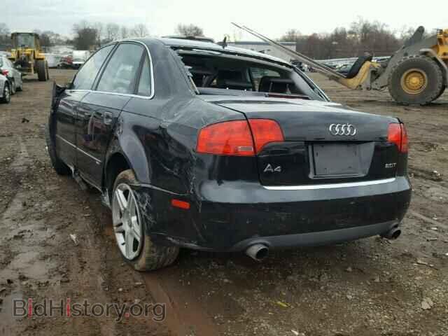 2007 AUDI A4 - VIN: WAUAF78E87A199988 - Фото 3