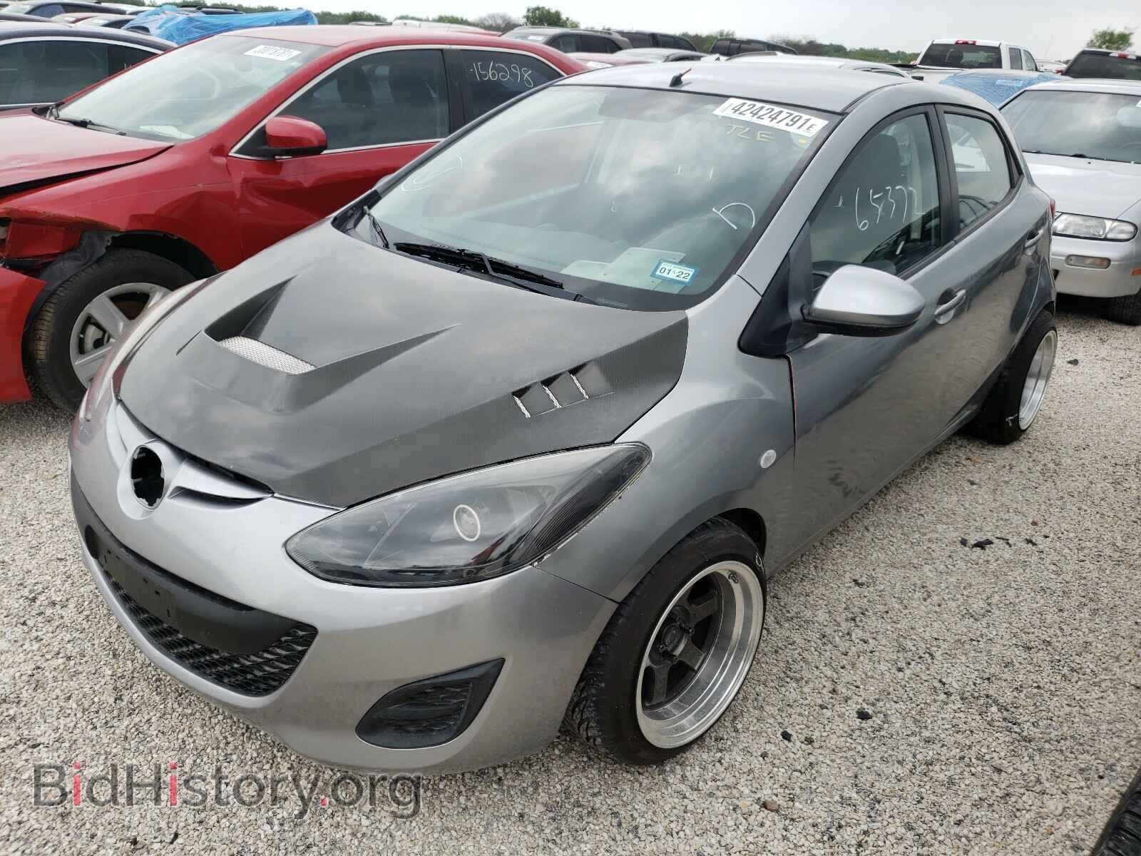 2013 MAZDA 2 - VIN: JM1DE1KY6D0169599 - Фото 2
