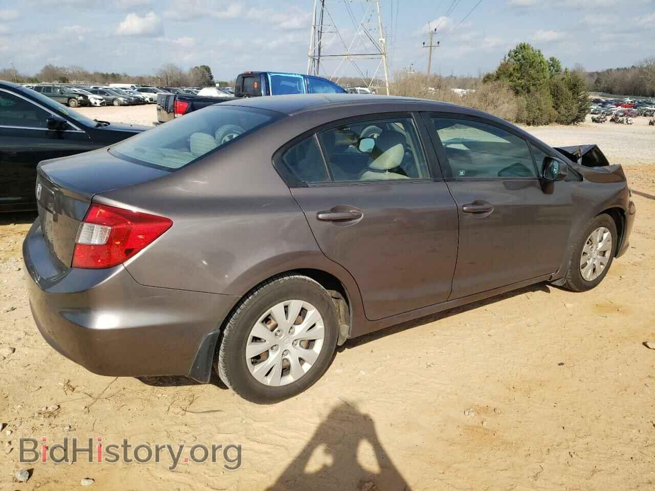 2012 HONDA CIVIC - VIN: 2HGFB2F59CH523568 - Фото 3