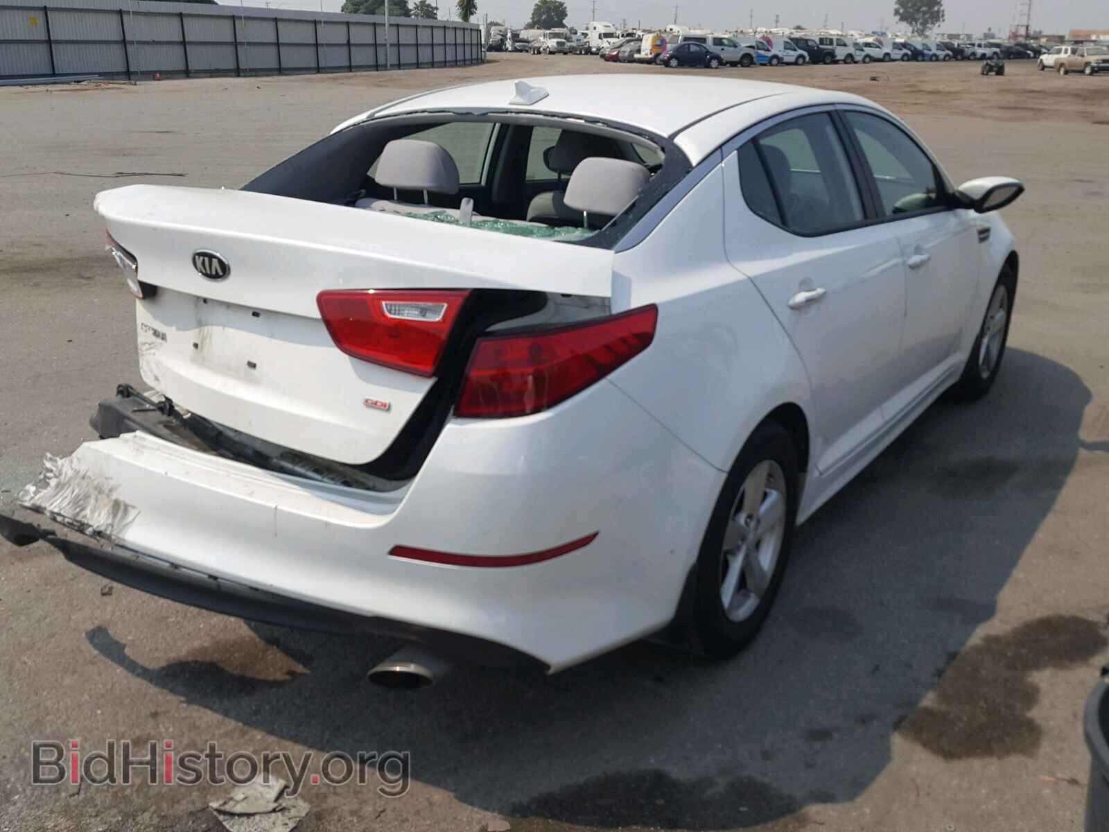 2015 KIA OPTIMA - VIN: KNAGM4A79F5662612 - Фото 4