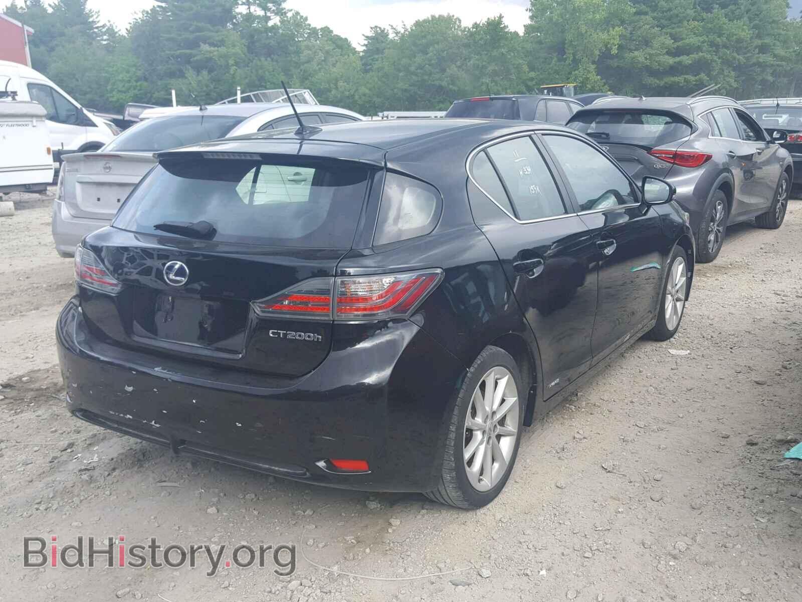 2011 LEXUS CT 200 - VIN: JTHKD5BH8B2027675 - Фото 4