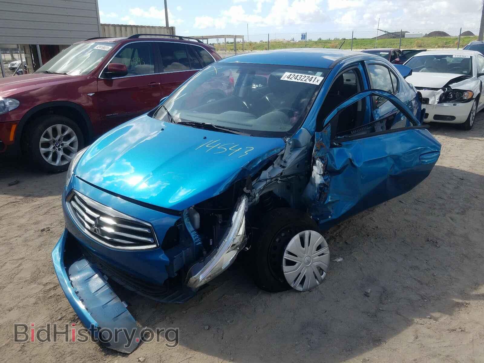 2019 MITSUBISHI MIRAGE - VIN: ML32F3FJ3KHF16632 - Фото 2