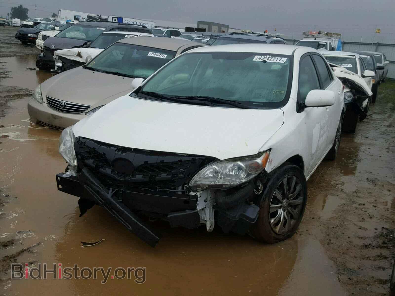 2012 TOYOTA COROLLA BA - VIN: 2T1BU4EE2CC866477 - Фото 2