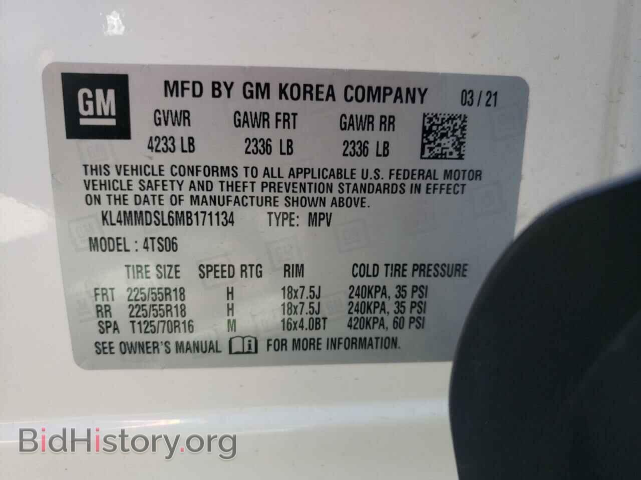 2021 BUICK ENCORE - VIN: KL4MMDSL6MB171134 - Photo 10