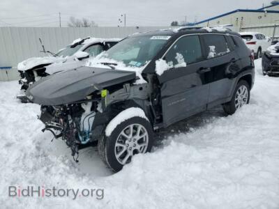 2024 Jeep COMPASS Latitude LUX, черный — VIN 3C4NJDFN4RT102494, Copart