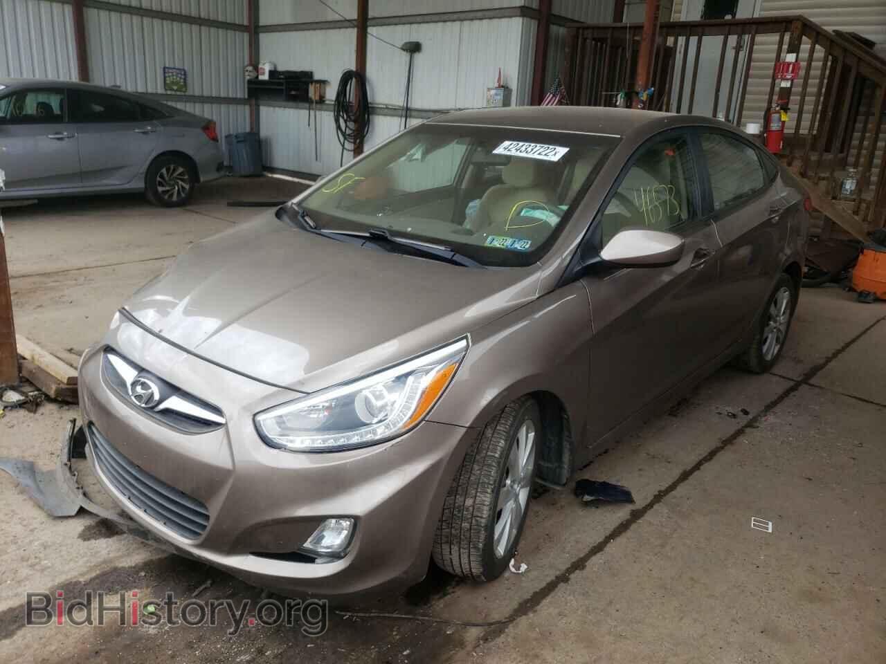 2014 HYUNDAI ACCENT - VIN: KMHCU4AE7EU728168 - Фото 2