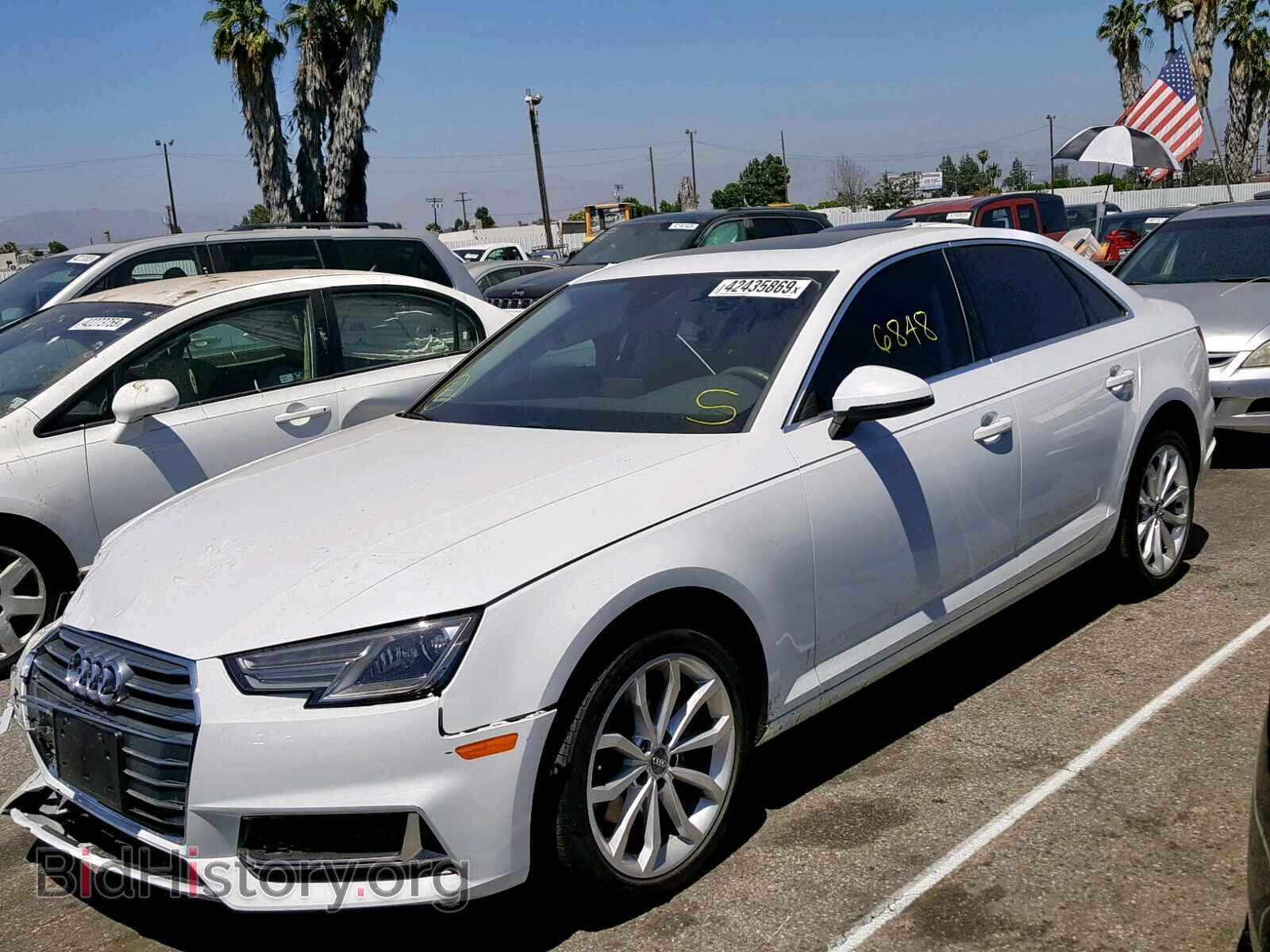 2019 AUDI A4 - VIN: WAUGMAF40KN004703 - Фото 2