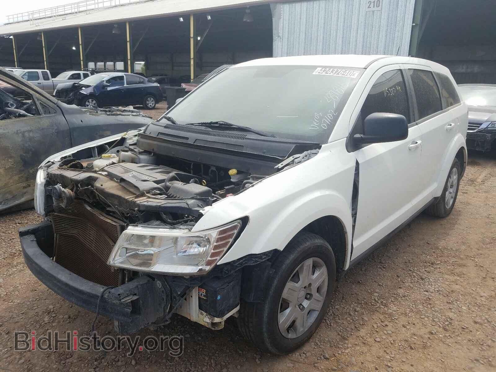 2012 DODGE JOURNEY - VIN: 3C4PDCAB2CT389848 - Фото 2