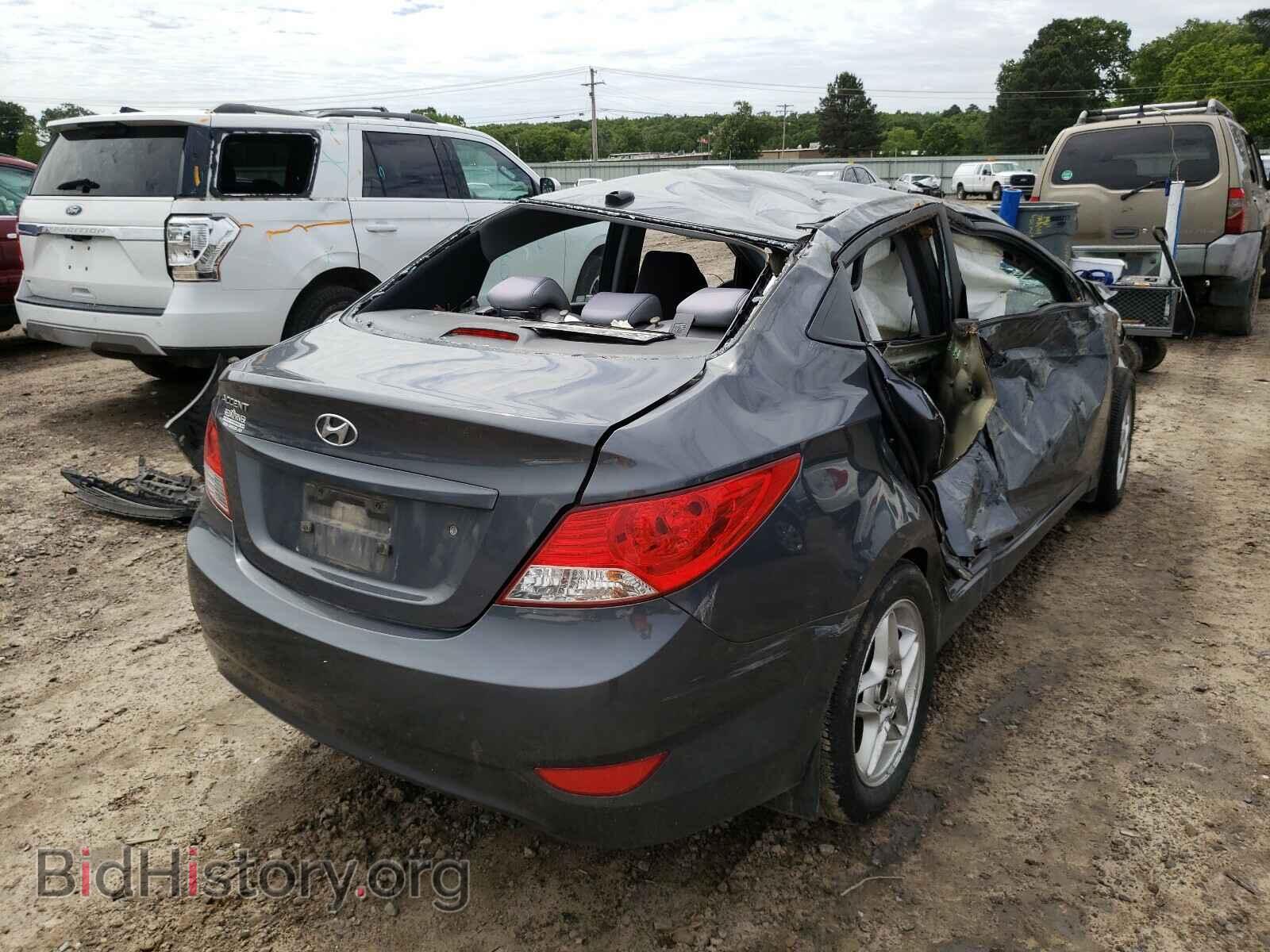 2012 HYUNDAI ACCENT - VIN: KMHCT4AE2CU139951 - Фото 4