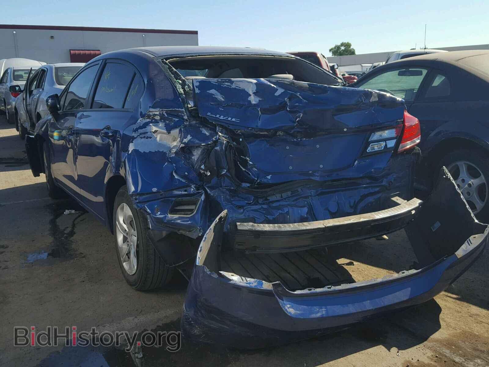 2014 HONDA CIVIC - VIN: 19XFB2F57EE201346 - Фото 3