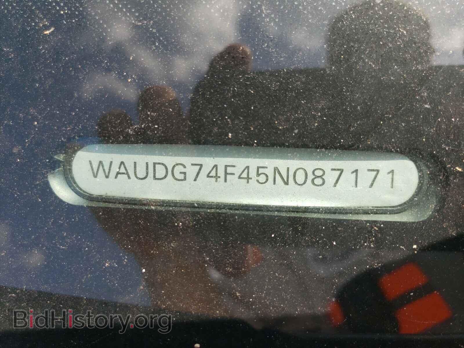 2005 AUDI A6 - VIN: WAUDG74F45N087171 - Фото 10
