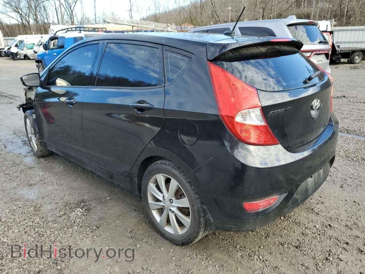 2014 HYUNDAI ACCENT - VIN: KMHCU5AE1EU150168 - Фото 2