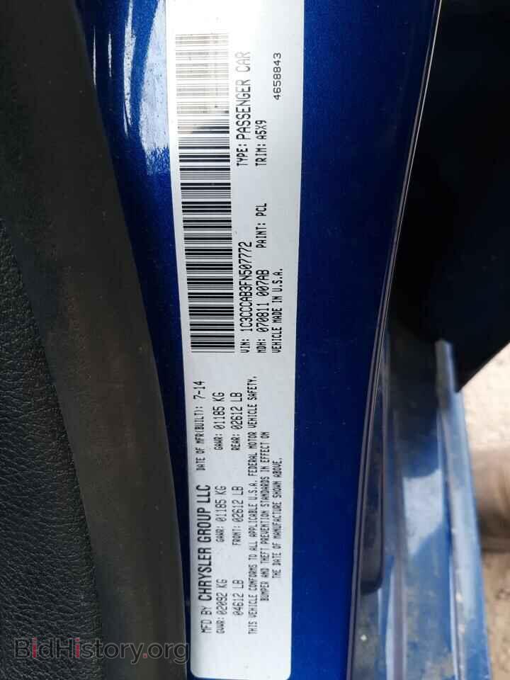 2015 CHRYSLER 200 - VIN: 1C3CCCAB3FN507772 - Фото 10