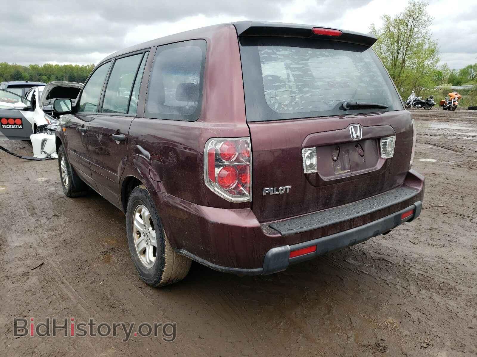 2007 HONDA PILOT - VIN: 5FNYF28107B013014 - Фото 3